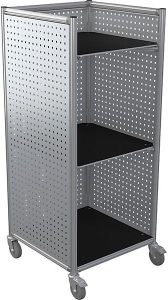 Produktbild kaiserkraft Alu-Profil TOWER Etagenwagen (500 kg)