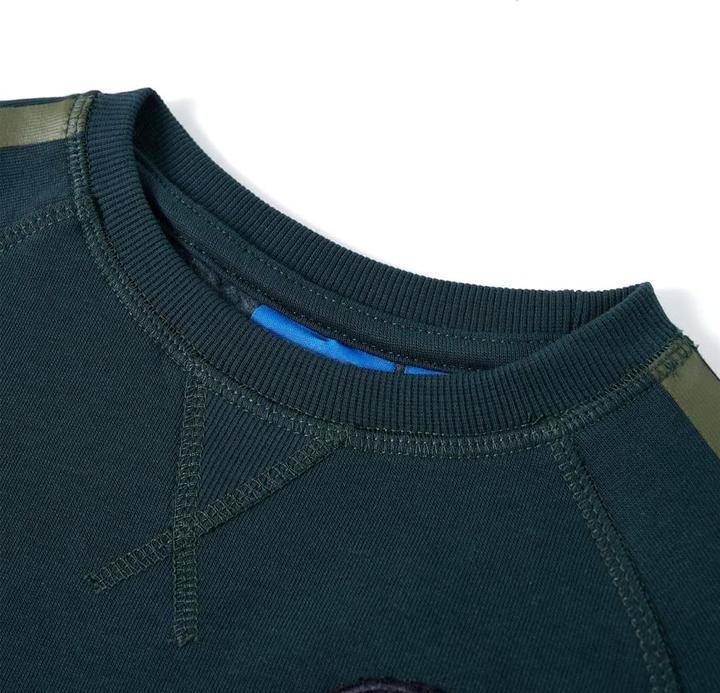 Produktbild VidaXL Kinder-Sweatshirt Moosgrün 104,Material: 80 % Baumwolle. 20 (104)