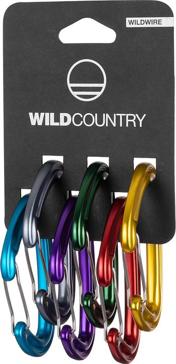 Produktbild Wild Country Carabiner Wildwire Rack 6 Pack Uni, Farbe: Mehrfarbig