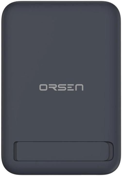 Actual product image Orsen EW52 Magnetic Belaidės Power Bank 10000mAh Juodas (10000 mAh, 20 W)