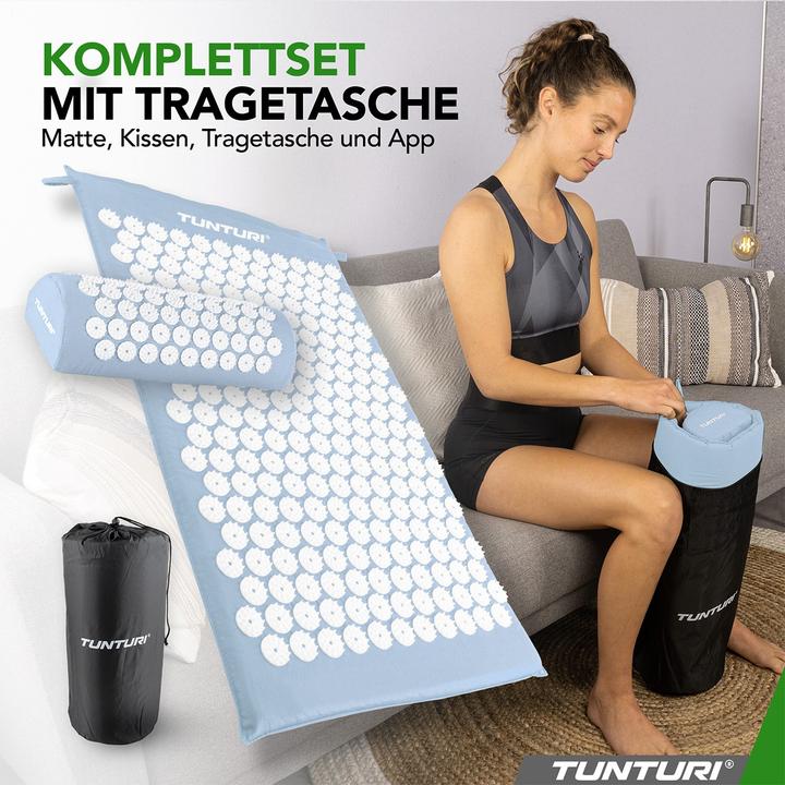 Actual product image Tunturi Acupressure Mat And Pillow
