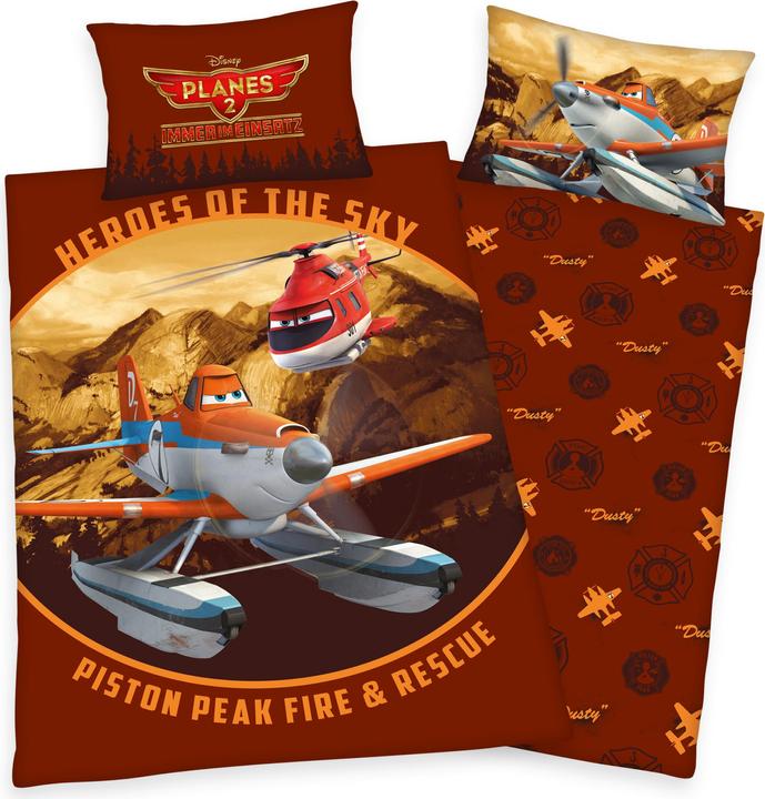 Image du produit Herding Avions (Set de linge de lit, 160 x 210 cm, 65 x 100 cm)