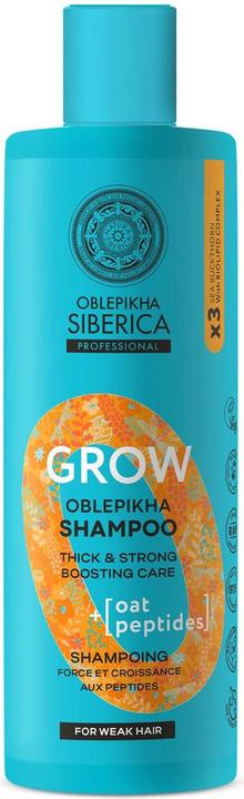 Produktbild Natura Siberica Oblepikha Grow Peptides Shampoo For Weak Hair 400ml (400 ml)