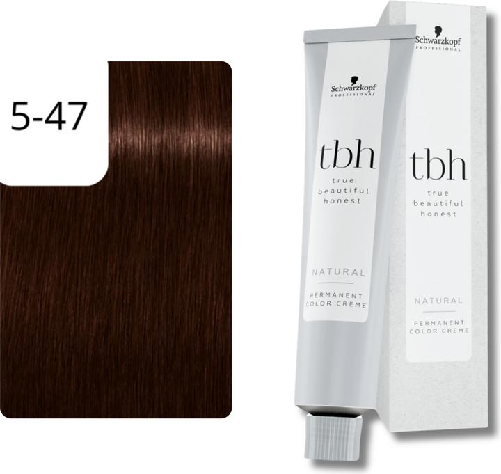 Actual product image Schwarzkopf Professional TBH Warm hair color (5-47 Light Brown Beige Copper)