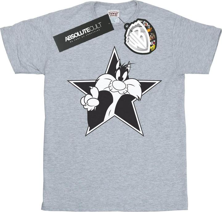 Produktbild Looney Tunes Sylvester Mono Star TShirt (3XL)