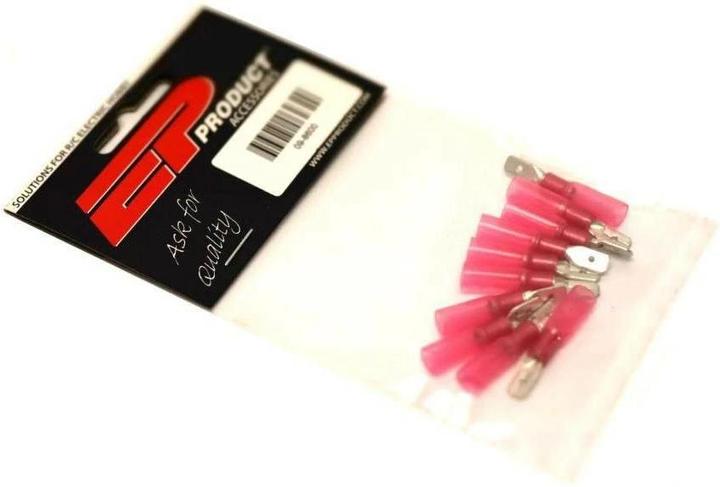 Image du produit EP Fiches plates WP 6.3 x 0.8 mm, mâle, rouge, 10 pcs.
