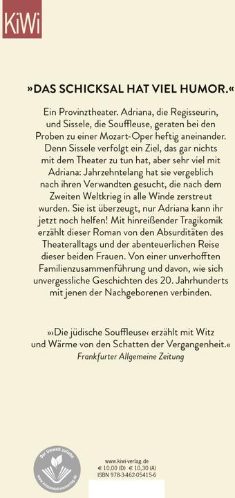 Image du produit Die jüdische Souffleuse (Allemand, Adriana Altaras, 2020)
