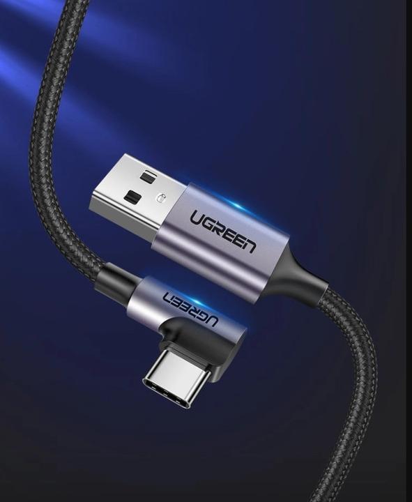 Image du produit Ugreen Câble de données USB-C coudé vers USB-A 2.0 A (2 m, USB 2.0)