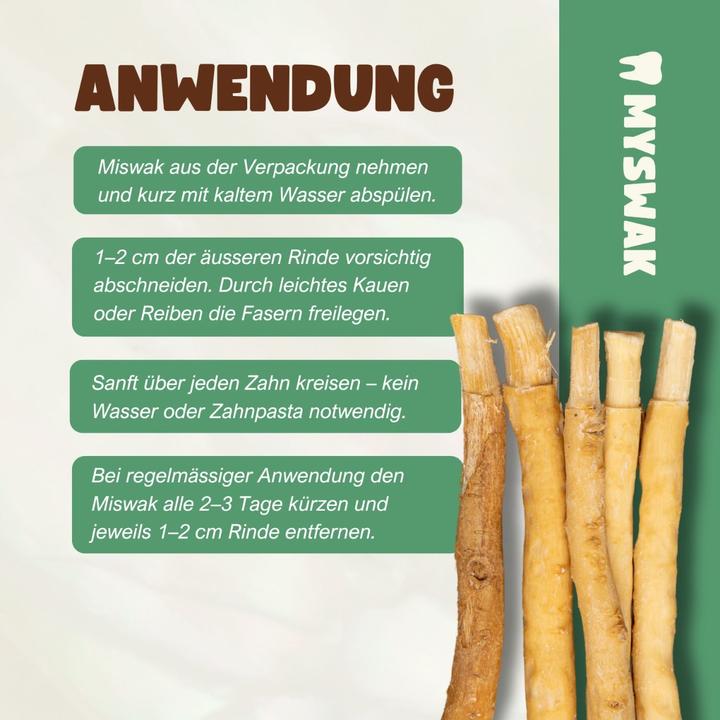 Image du produit Miswak Bois de dentiste (6 x)