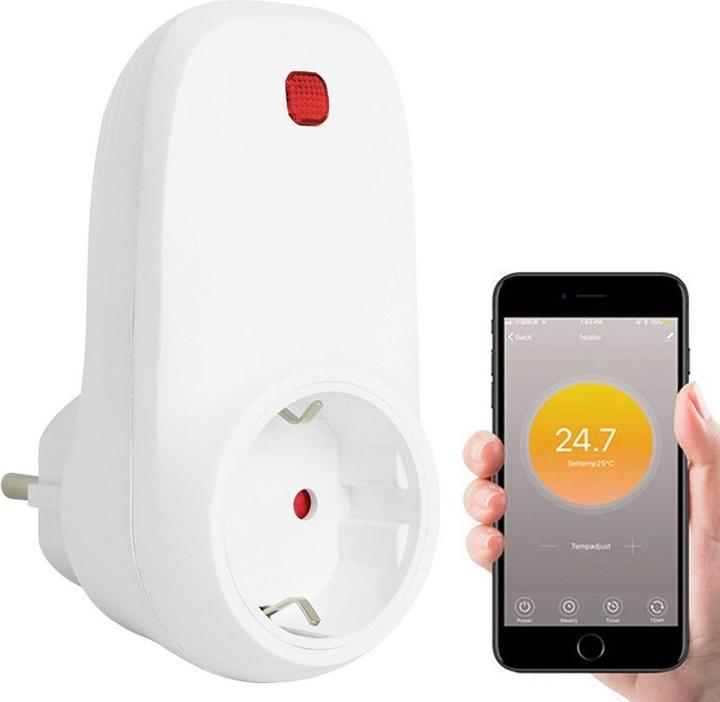 Produktbild Cronos WiFi Steckdosenthermostat für Grafen Basic / Carbon P800 und P1000 Infrarotheizungen