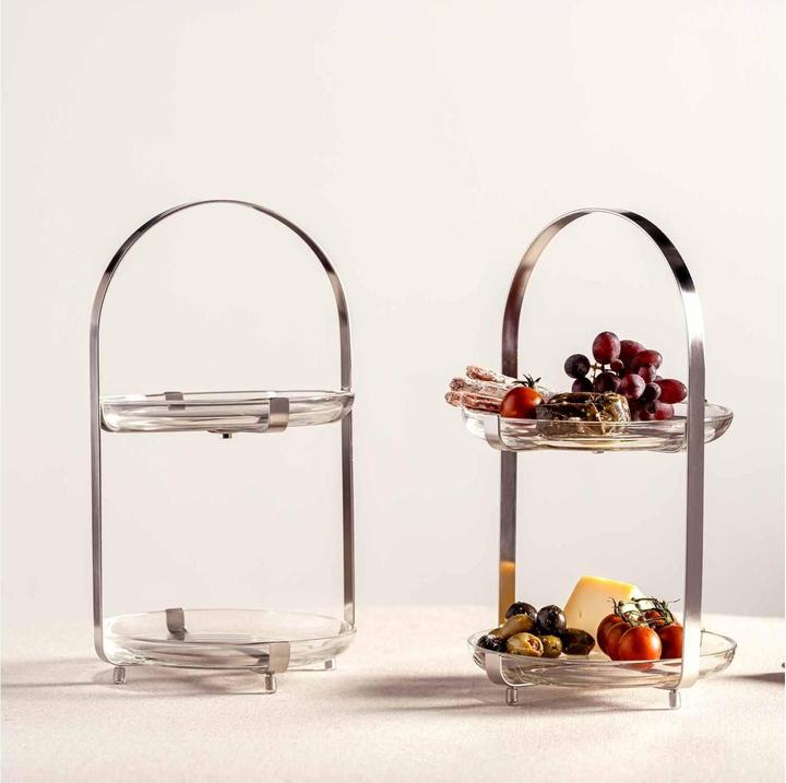 Image du produit Leonardo Etagere Cucina 2-teilig, Silber