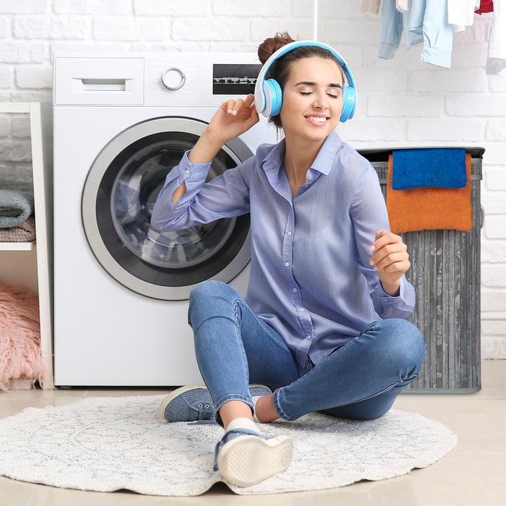 Actual product image Relaxdays Lidded Laundry Hamper (95 l)