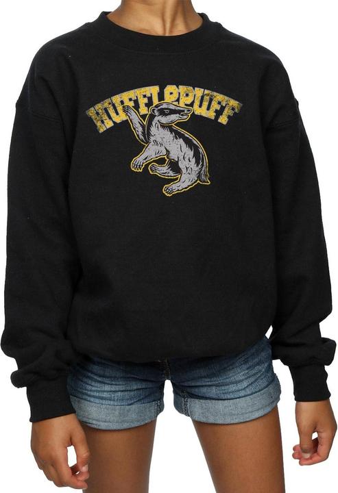Actual product image Girls Hufflepuff Sweatshirt (152, 158)