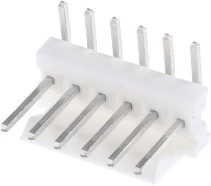 TE Connectivity 6 way MTA r/a mount friction lock header
