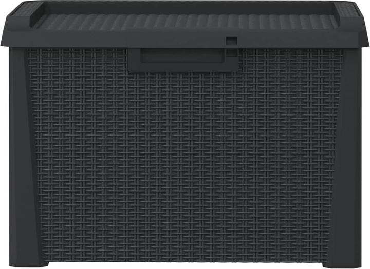 Immagine prodotto VidaXL Gartentruhe Anthrazit 125 L PP,Farbe: Anthrazit,Material