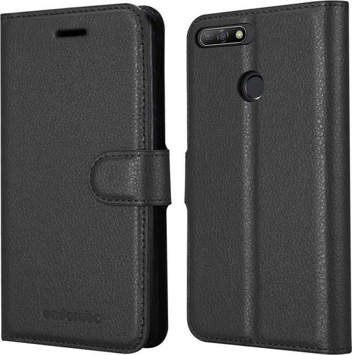 Actual product image Cadorabo Book with stand function cover (Huawei Y6 Prime (2018))