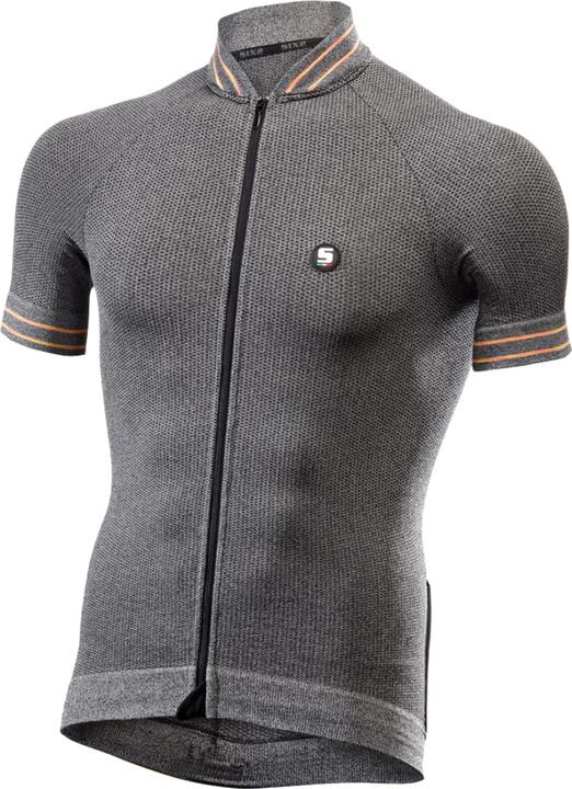 Produktbild Sixs T-Shirt Clima Jersey grau-schwarz (M)