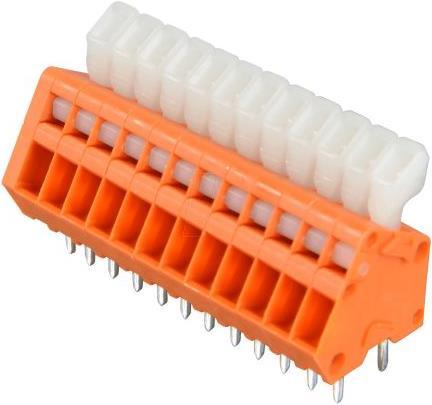 Actual product image Wago 12 way cage clamp connector,2.54mm pitch