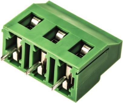 Actual product image Phoenix Contact 3 way PCB mount screw terminal,7.62mm