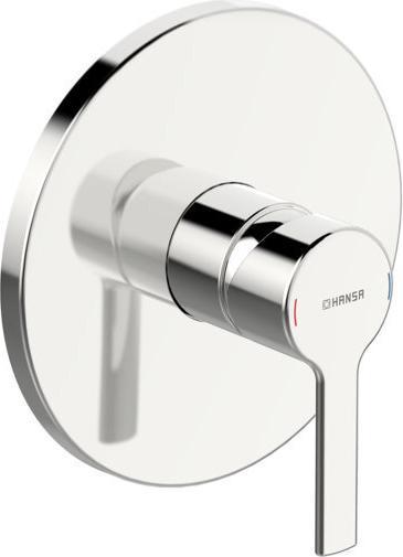 Produktbild Hansa Hansaronda Duscharmatur, Fertigmontageset, Unterputz, Rosette rund, 83869573