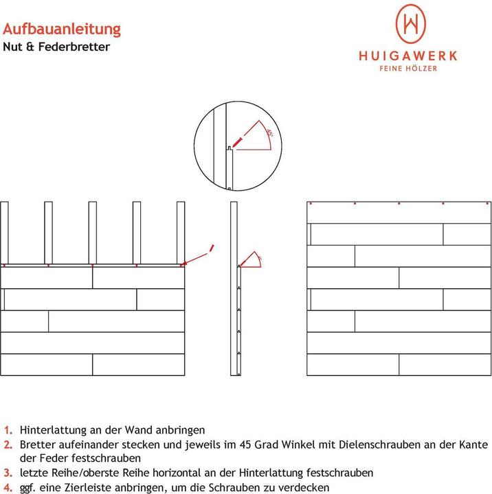 Produktbild Möbel-Eins Nut- und Federbretter