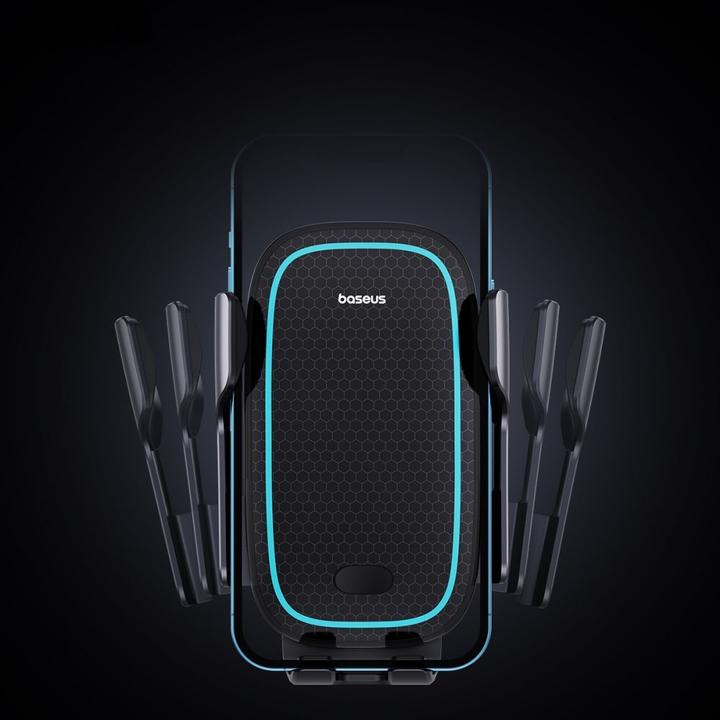 Actual product image Baseus Wireless Charging Car Mount MilkyWay Pro 15W (black)