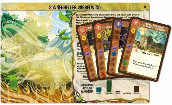 Actual product image Pegasus 90018G - Spirit Island: Sonnenheller Wirbelwind, age 12 and up (DE expansion) (German)