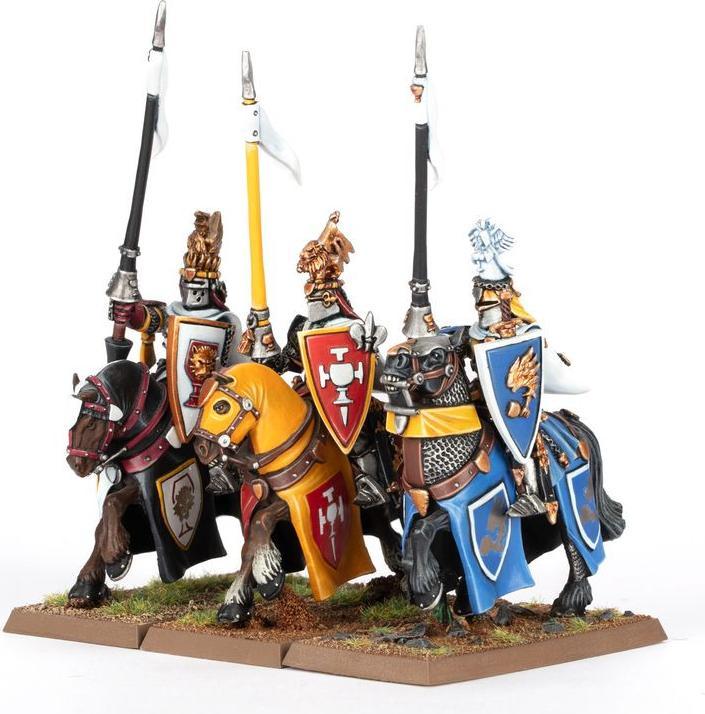 Actual product image Games Workshop Warhammer ToW - Kingdom of Bretonnia Chevaliers du Graal (Metal)