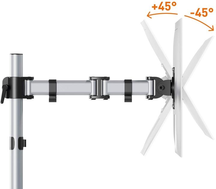 Image du produit Durable Support d'écran SELECT pour 1 mois, support de table argenté (Tables, 27.01")