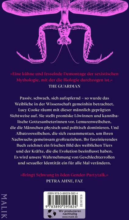Immagine prodotto Bitch – Ein revolutionärer Blick auf Sex, Evolution und die Macht des Weiblichen im Tierre (Tedesco, Lucy Cooke, Jorunn Wissmann, Susanne Warmuth, 2023)