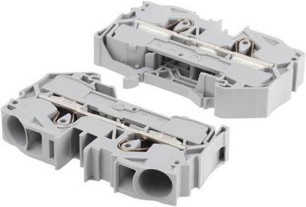 Produktbild Wago DIN-Schienenklemme 2 x 16 mm2 grau