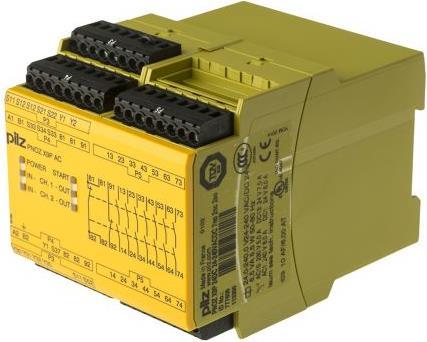Immagine prodotto Pilz Relè sicurezza Cat4 24Vdc 100-240V PNOZ