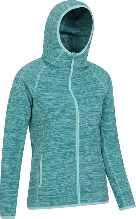 Actual product image Mountain Warehouse Womens/Ladies Lleyn II Melange Full Zip Hoodie (40 D)