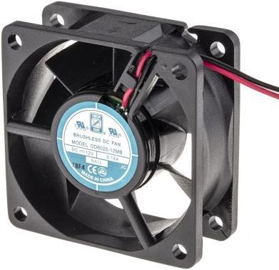 Image du produit Rs Pro VENTILATEUR 60X60X25MM 32M3 12 (60 mm)