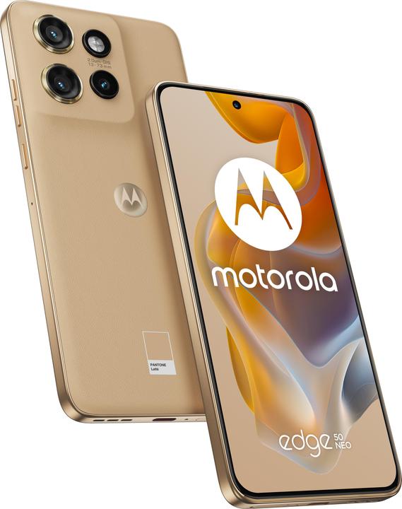 Produktbild Moto edge 50 neo Dual SIM 256/8GB 5G Pantone Latte (256 GB, PANTONE Latte, 6.36", Dual SIM, 50 Mpx, 5G)
