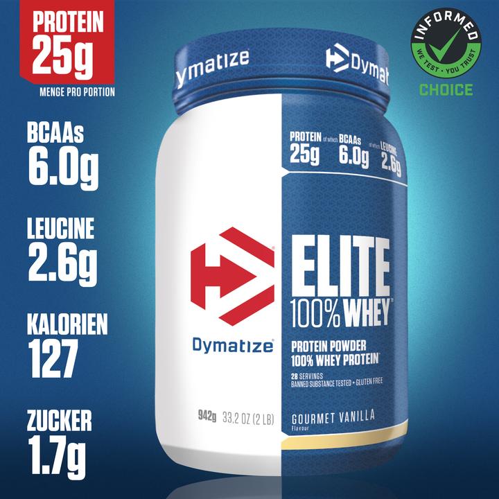 Immagine prodotto Dymatize Elite 100% Whey (Vaniglia, 1 pz., 942 g)
