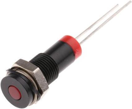 Produktbild Rs Pro LED 6mm Chromblende 2Vdc Rot