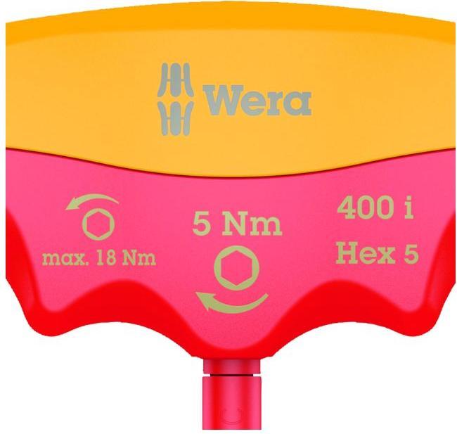 Actual product image Wera 400 i Hex 5,0/5,0 Nm (1/2", 5 Nm, 5 Nm)