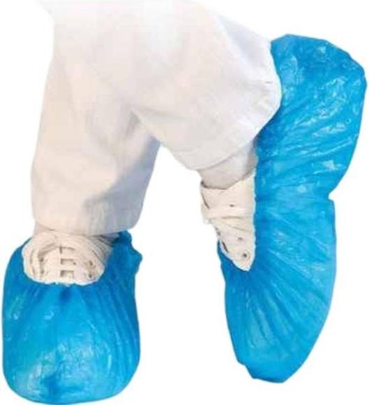 Care and Serve Schuhüberzüge blau Polyethylen PVC