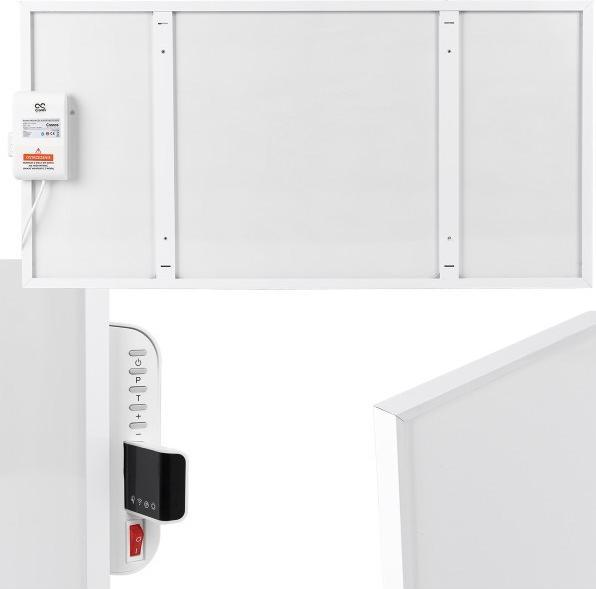 Produktbild Cronos Synthelith Pro CRP-770TWP 770W graue Infrarotheizung mit WiFi und Fernbedienung (770 W)