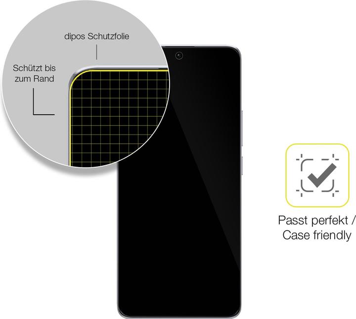 Produktbild Dipos Displayschutzfolie Full-Cover 3D (2 Stück, Xiaomi Redmi Note 13 Pro)