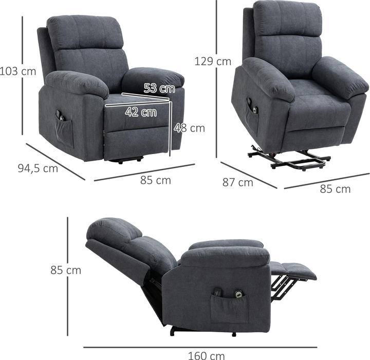 Image du produit Outsunny Fauteuil releveur