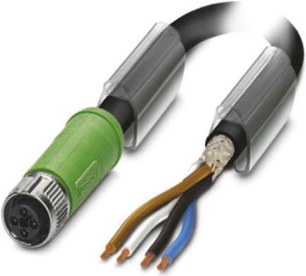 Image du produit Phoenix Contact M12 SAC cable,shielded,T-encoded, 4-pos.