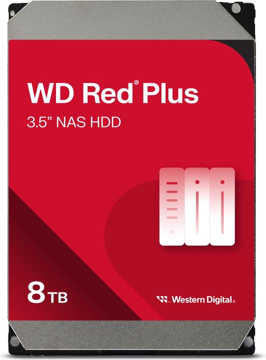 Produktbild WD Red Plus (8 TB, 3.5", CMR)