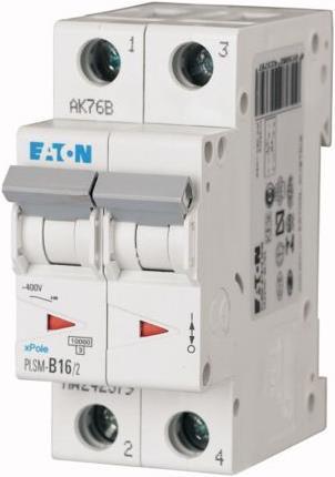 Produktbild Moeller Electric 10kA Double Pole Type C MCB 16A