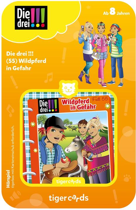 Produktbild Tigermedia Die drei Folge 55: Wildpferd in Gefahr (Deutsch)