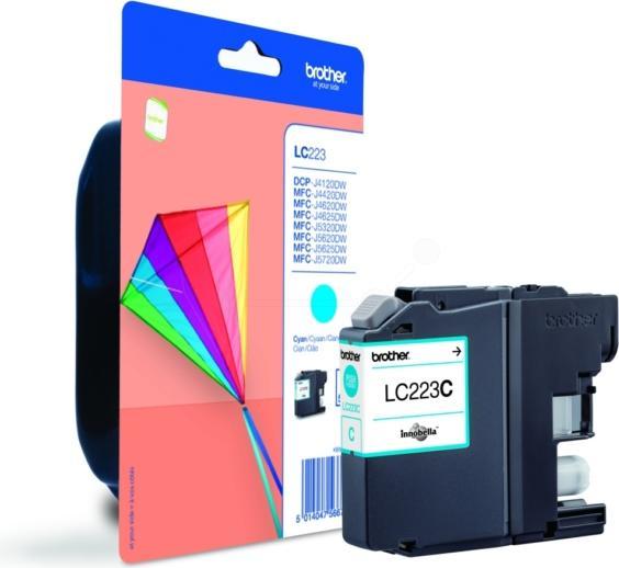 Actual product image Brother LC223CBP - Cyan - Original - Blister Pack (C)