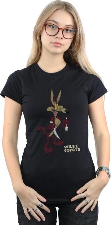 Immagine prodotto Looney Tunes Wile E Coyote Distressed Maglietta Donna (S)
