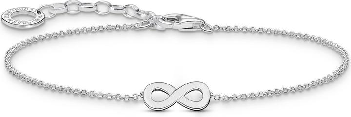 Thomas Sabo Armband mit Infinity-Anhänger Silber (19 cm, 925er Silber)