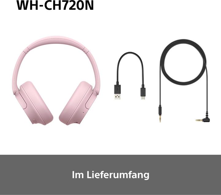 Actual product image Sony WH-CH720N (DNC, 35 h, Wireless, Cable)